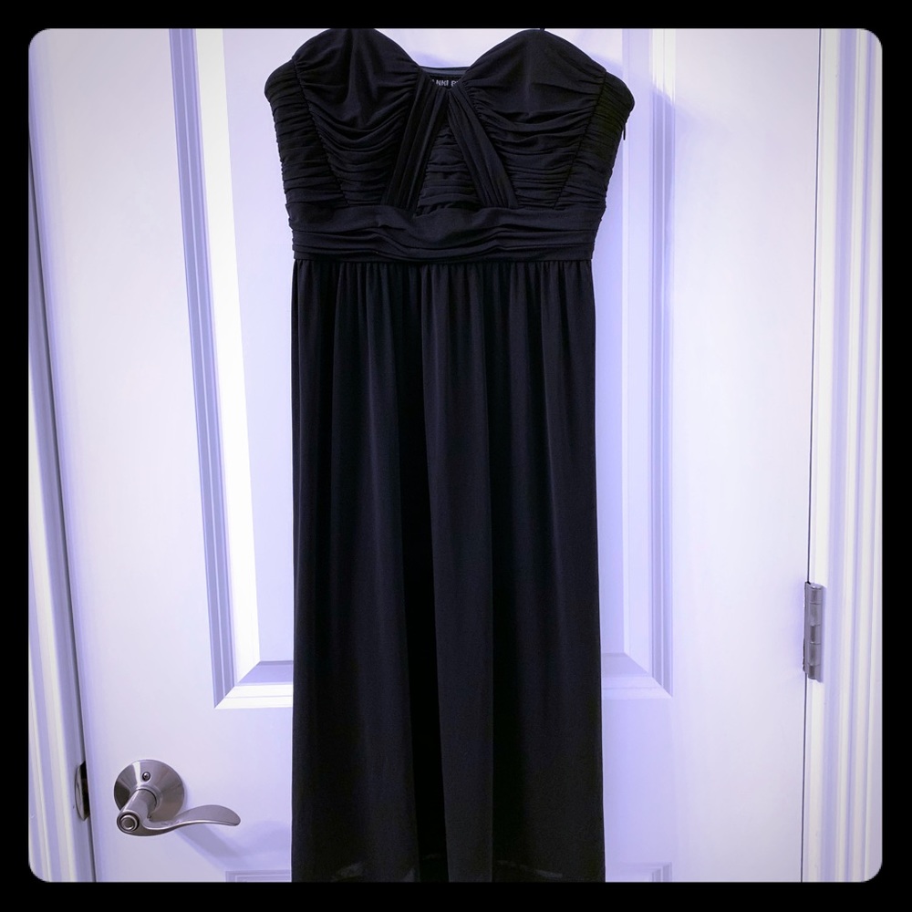 Gianni Bini Black Strapless Dress